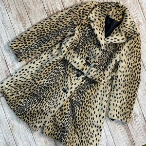 Vintage woman’s small leopard print jacket